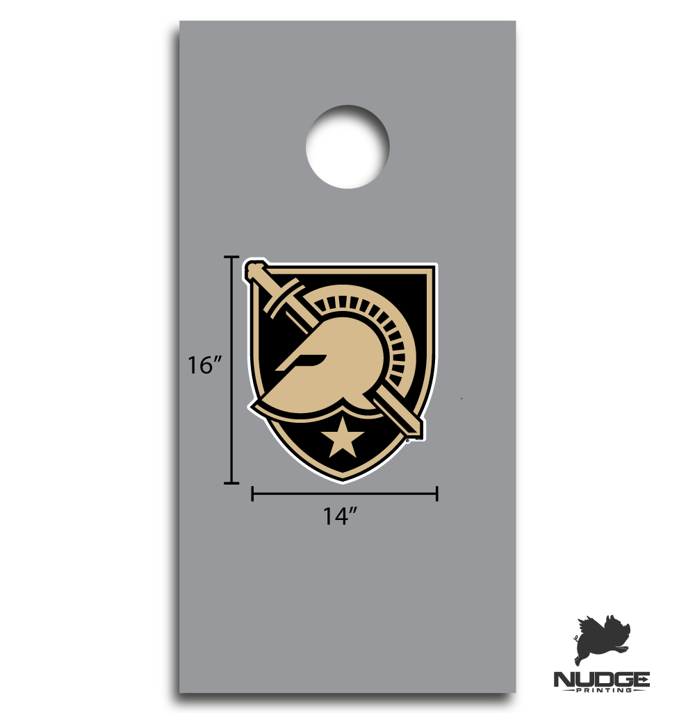 Army West Point Shield Cornhole