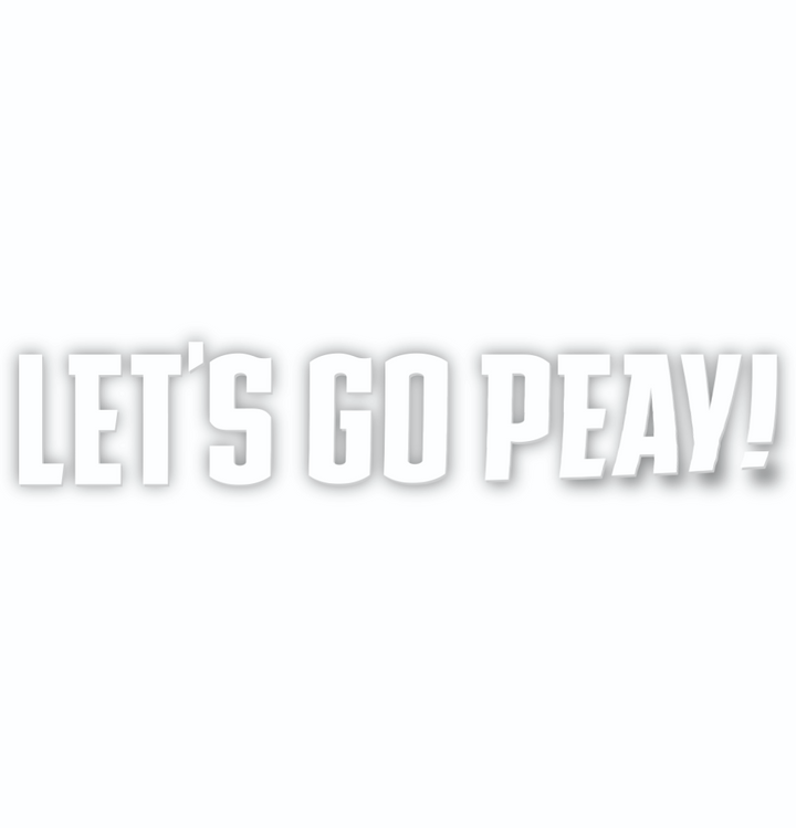 Austin Peay "Let's Go Peay" Block Decal