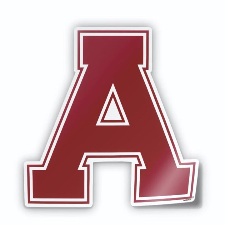 Alma College Maroon Block A Car Decal - Nudge Printing