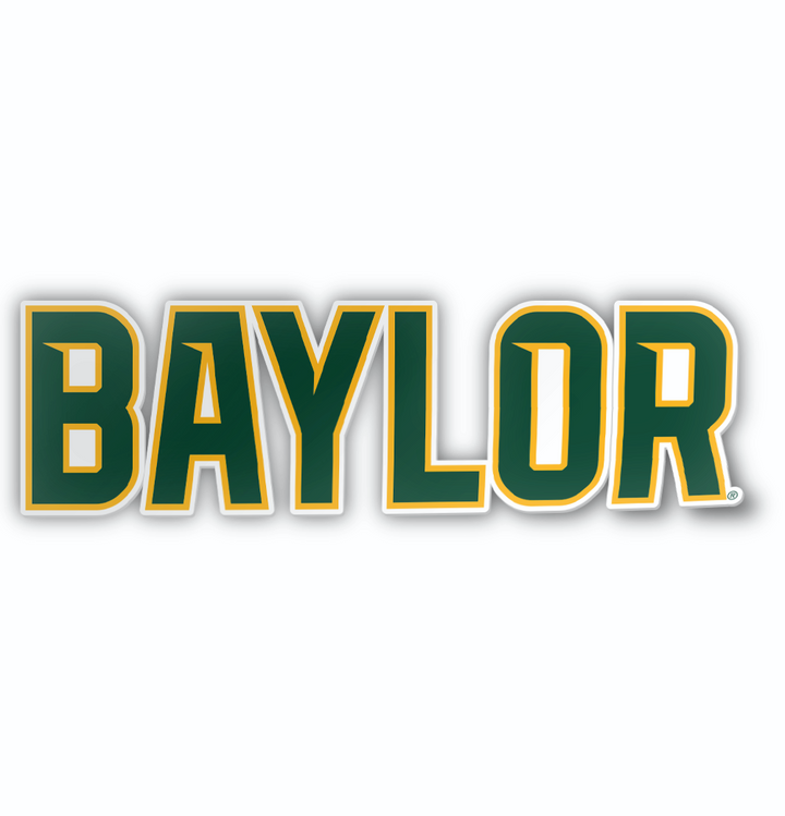 Baylor University Block "BAYLOR" Logo Heavy Duty Decal
