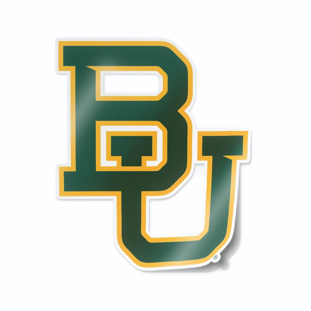 Baylor University BU Logo Car Decal - Nudge Printing