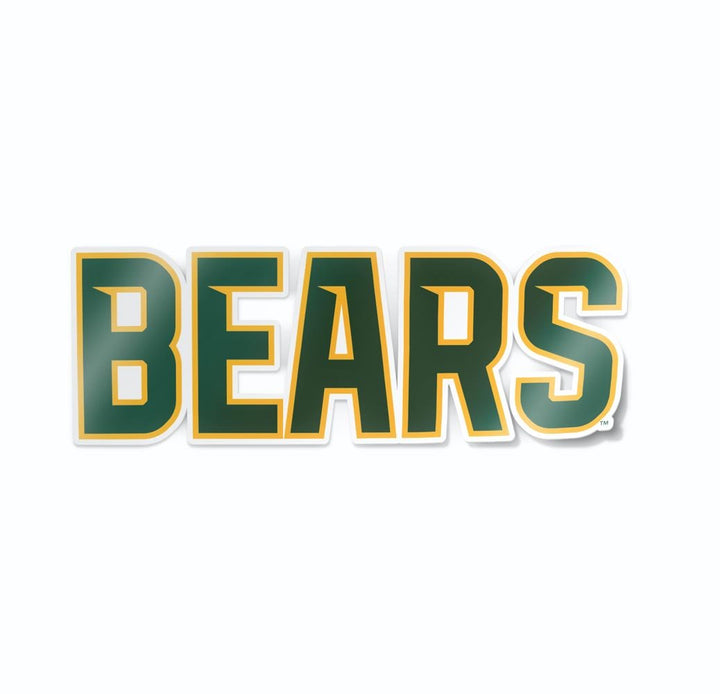 Baylor University Green Bears Vinyl Car Decal Sticker - Nudge Printing