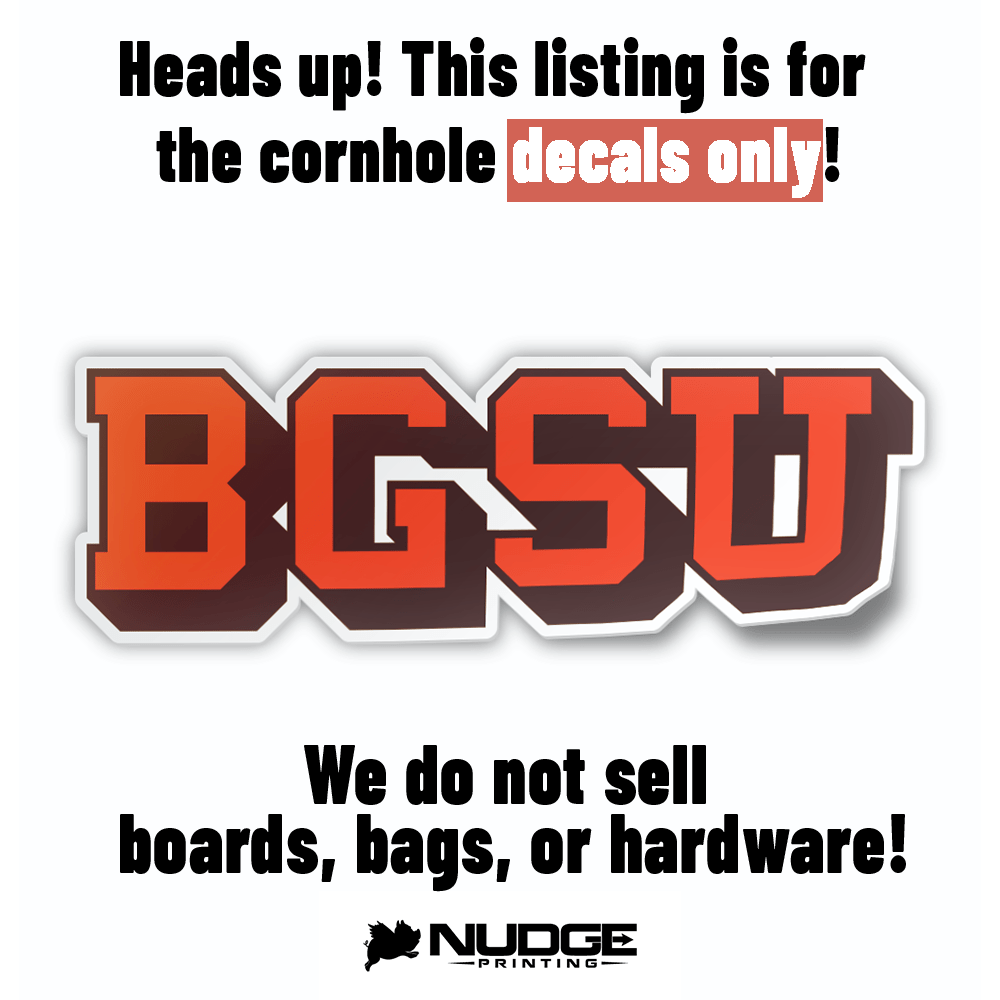 Bowling Green State University BGSU Falcons Car Decal - Vintage Block Logo Bumper Sticker, Officially Licensed (7" X 2.5")