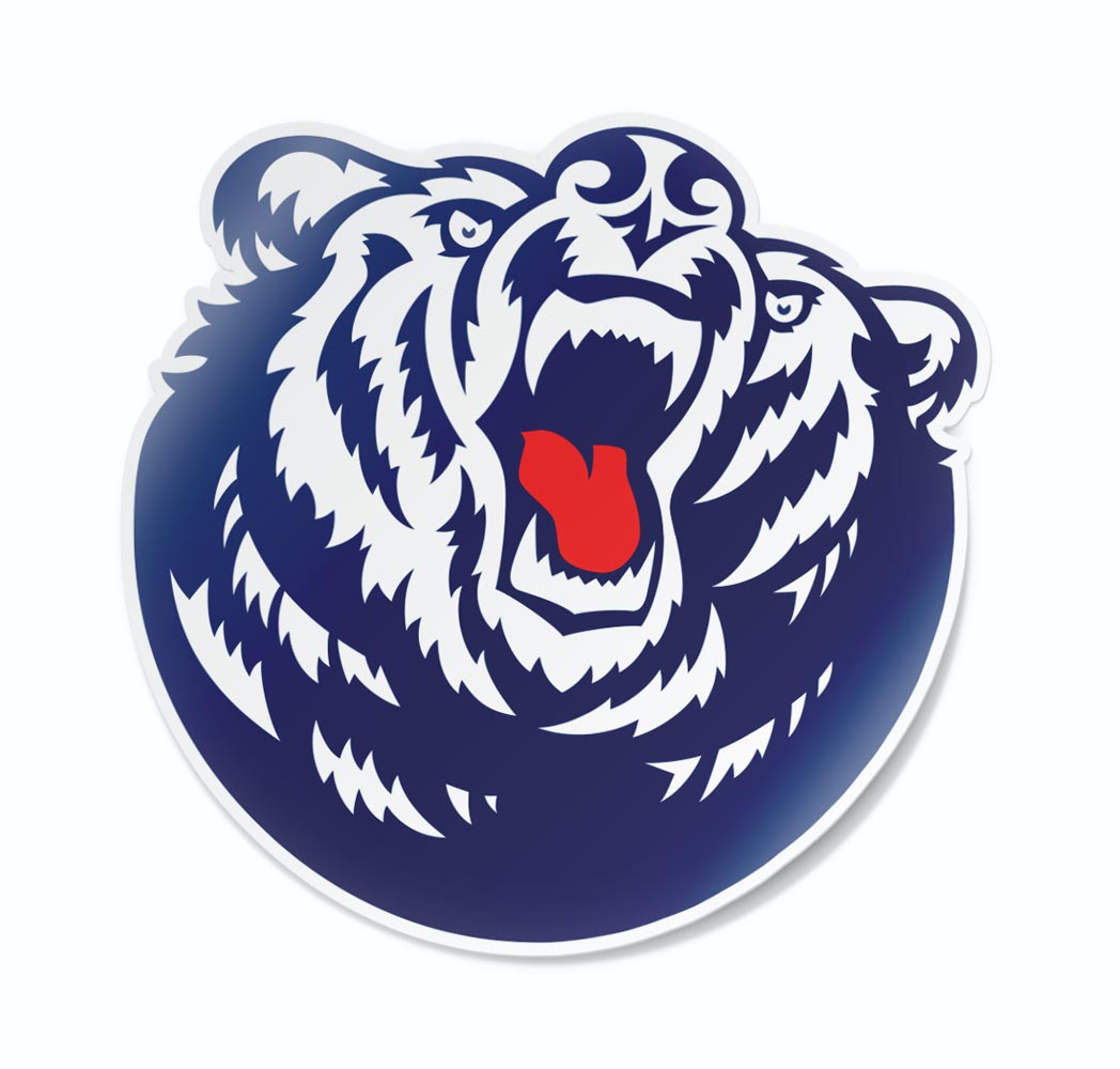 Belmont University Bruins Bear Mascot Car Decal Bumper Sticker