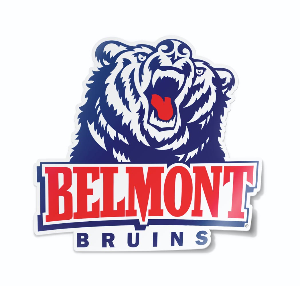 Belmont University Bruins with Bruiser Cornhole Decal