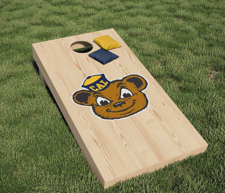 University of California-Berkeley Vintage Bear Head Cornhole Decal - Nudge Printing