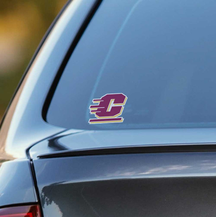 Central Michigan University - Action C in Full Color Car Decal - Nudge Printing