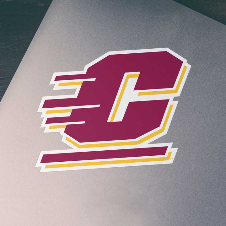 Central Michigan University - Action C in Full Color Car Decal - Nudge Printing