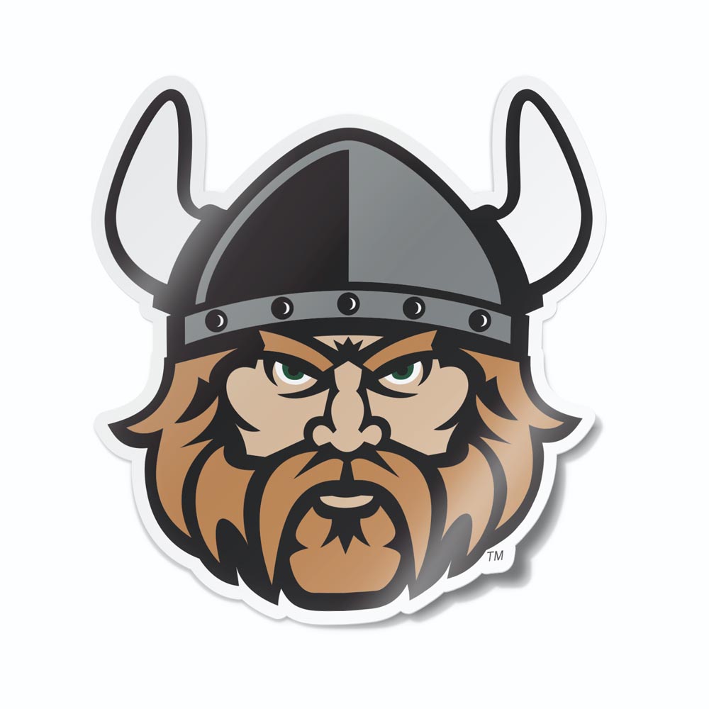 Cleveland State Viking Head Logo Car Decal - Nudge Printing