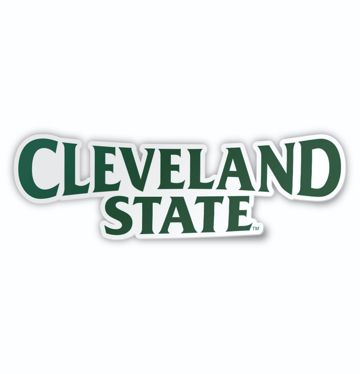 Cleveland State University Green Decal
