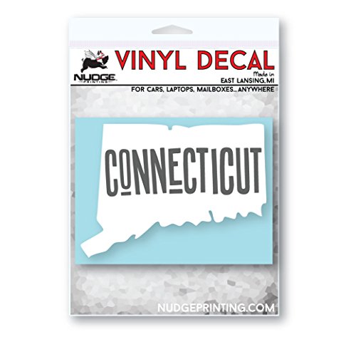 State of Connecticut Car Decal - Nudge Printing