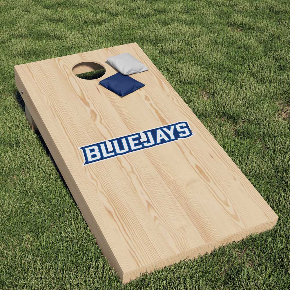 Creighton University Bluejays Wordmark Cornhole Decal - Nudge Printing