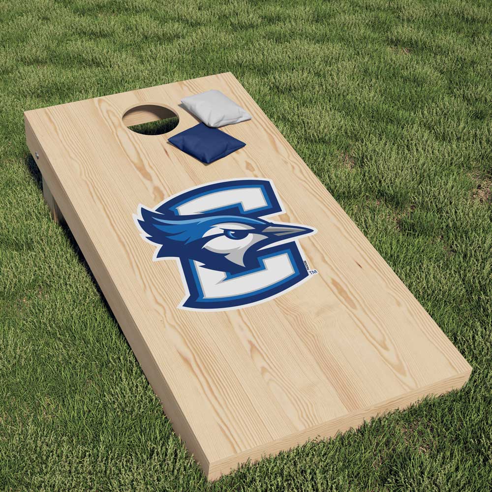 Creighton University Bluejays Primary Logo Cornhole Decal - Nudge Printing