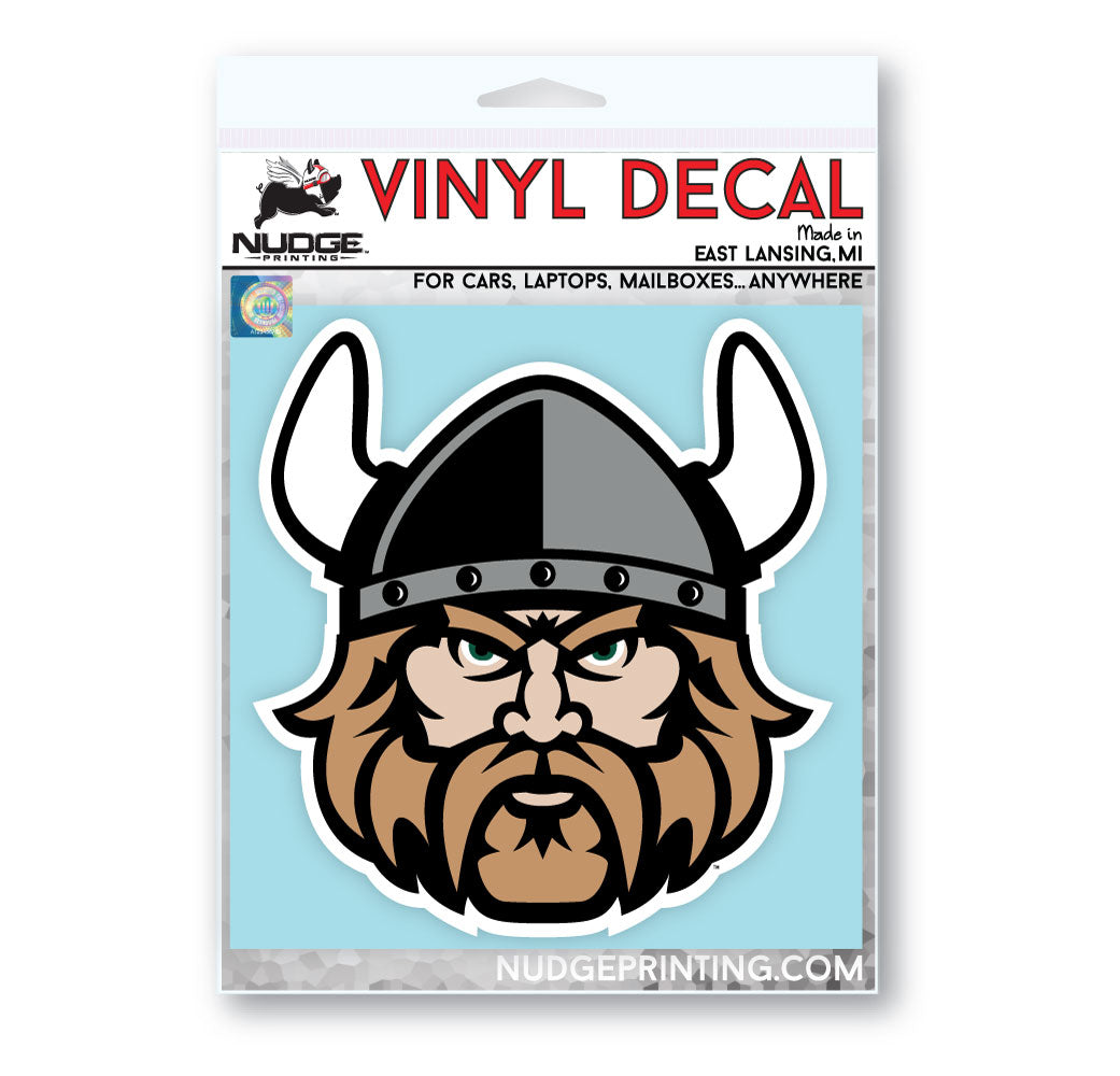 Cleveland State Magnus the Viking Car Decal