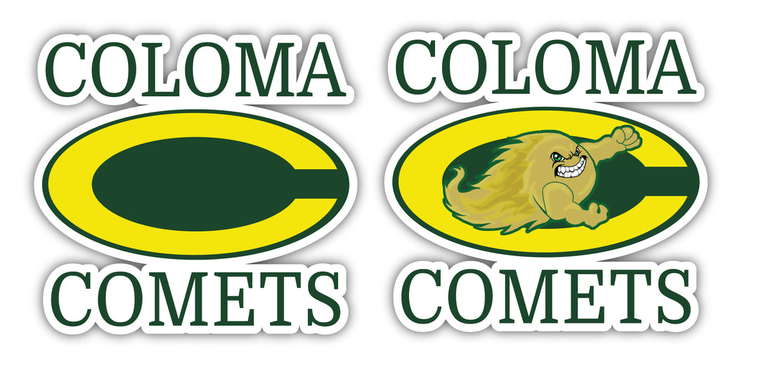 Custom Coloma Comets Car Decals