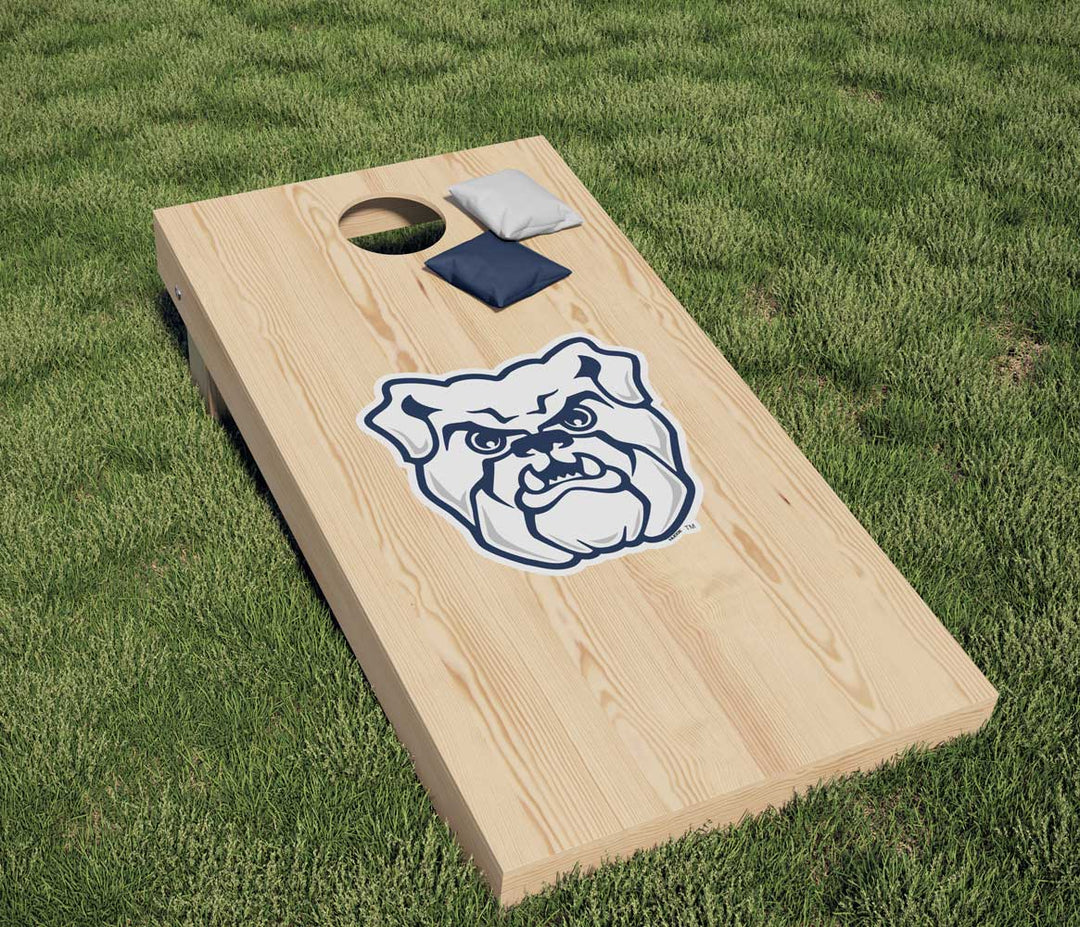 Butler University Bulldog Head Cornhole Decal - Nudge Printing