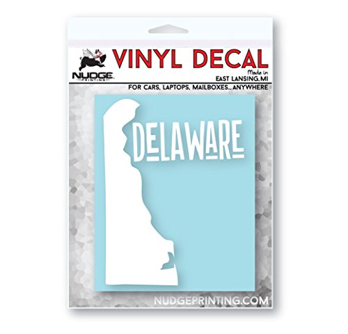 State of Delaware Car Decal - Nudge Printing