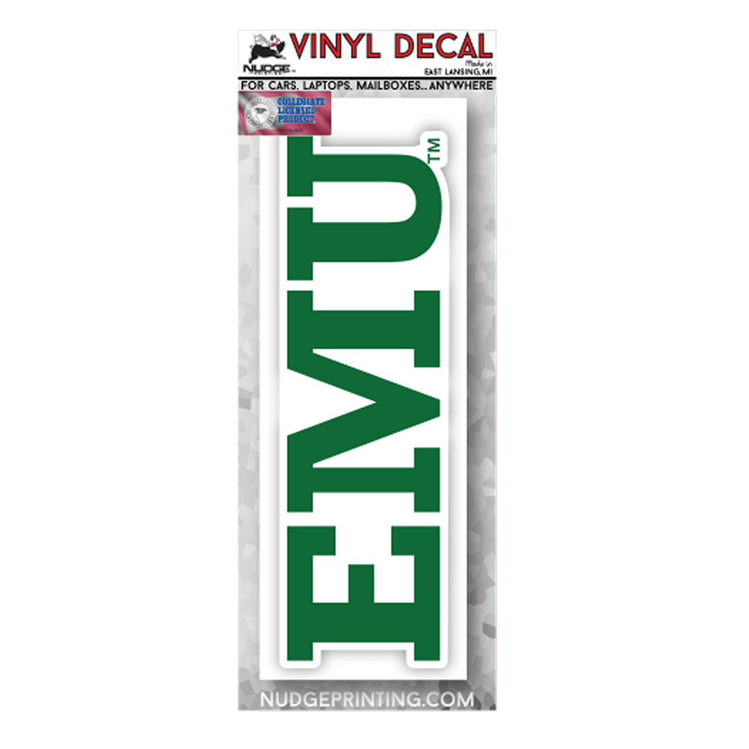 Eastern Michigan University Eagles Block EMU Car Decal