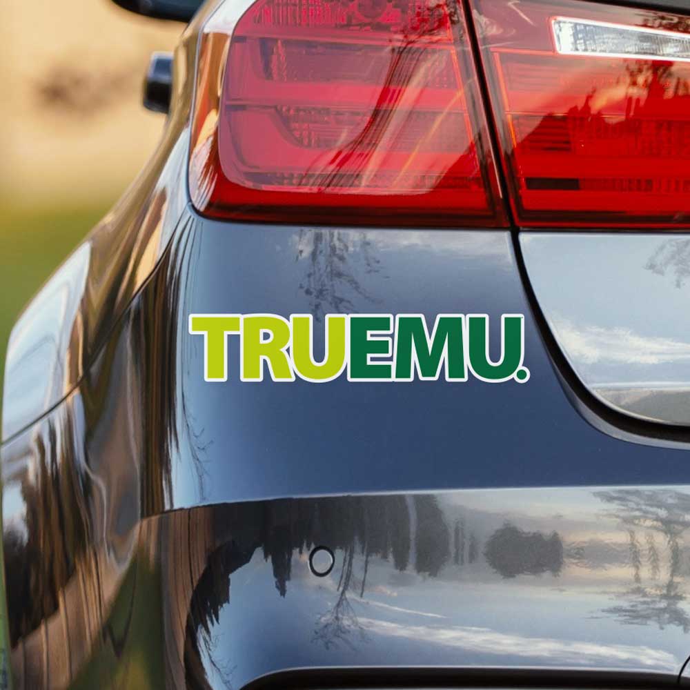 Eastern Michigan TRUEMU Full Color Car Decal - Nudge Printing