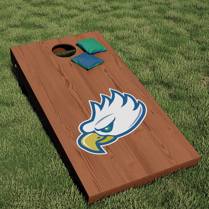 Florida Gulf Coast Eagle Logo Cornhole Decal
