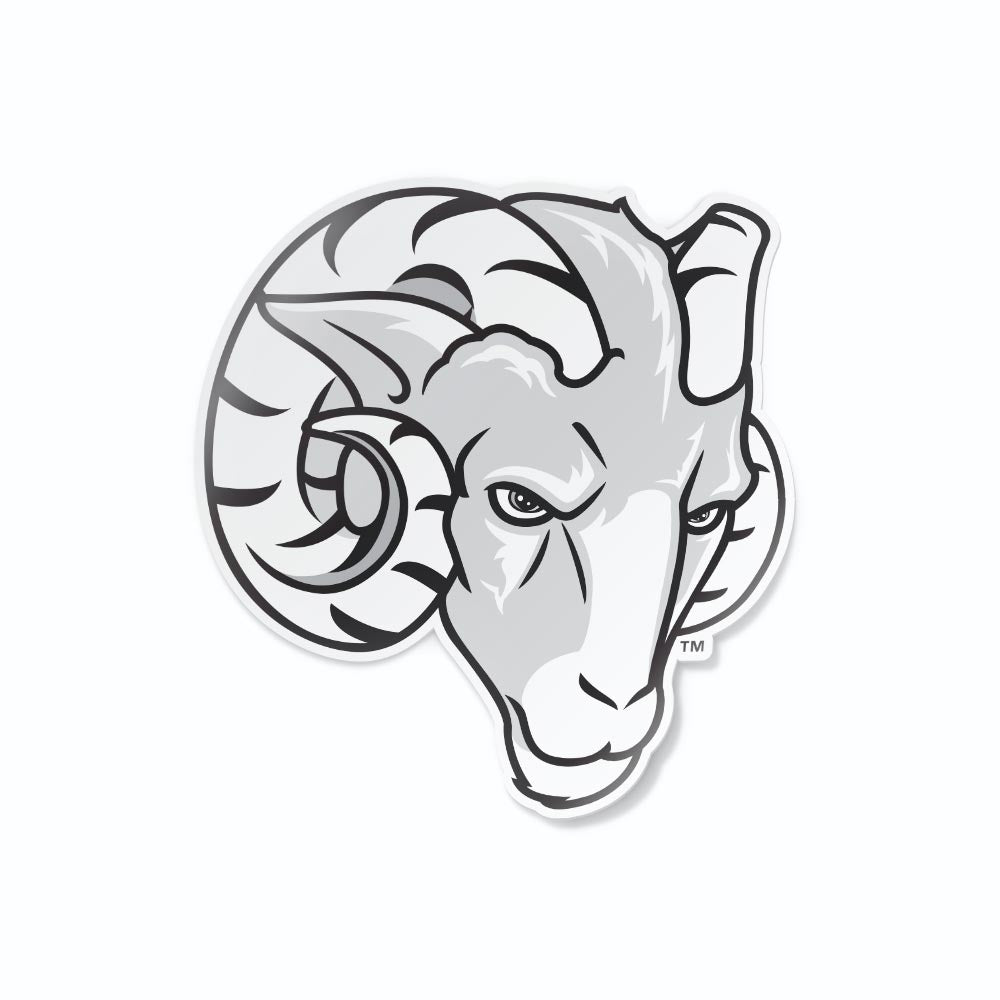 Fordham University Ram Mascot Logo Car Decal Bumper Sticker