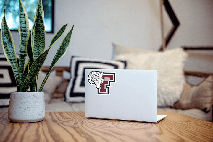 Fordham University Rams Combo Logo Car Decal Bumper Sticker