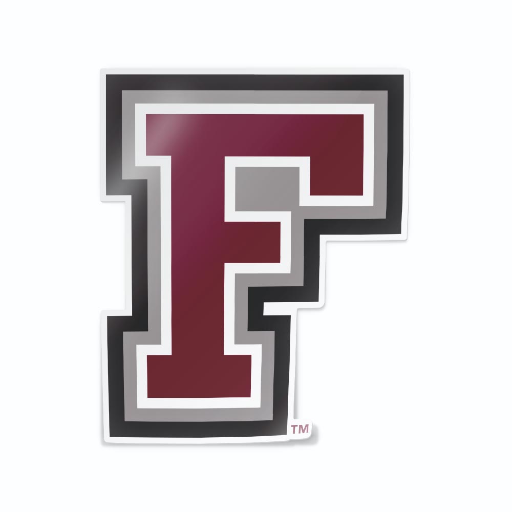 Fordham University Rams Block F Car Decal Bumper Sticker