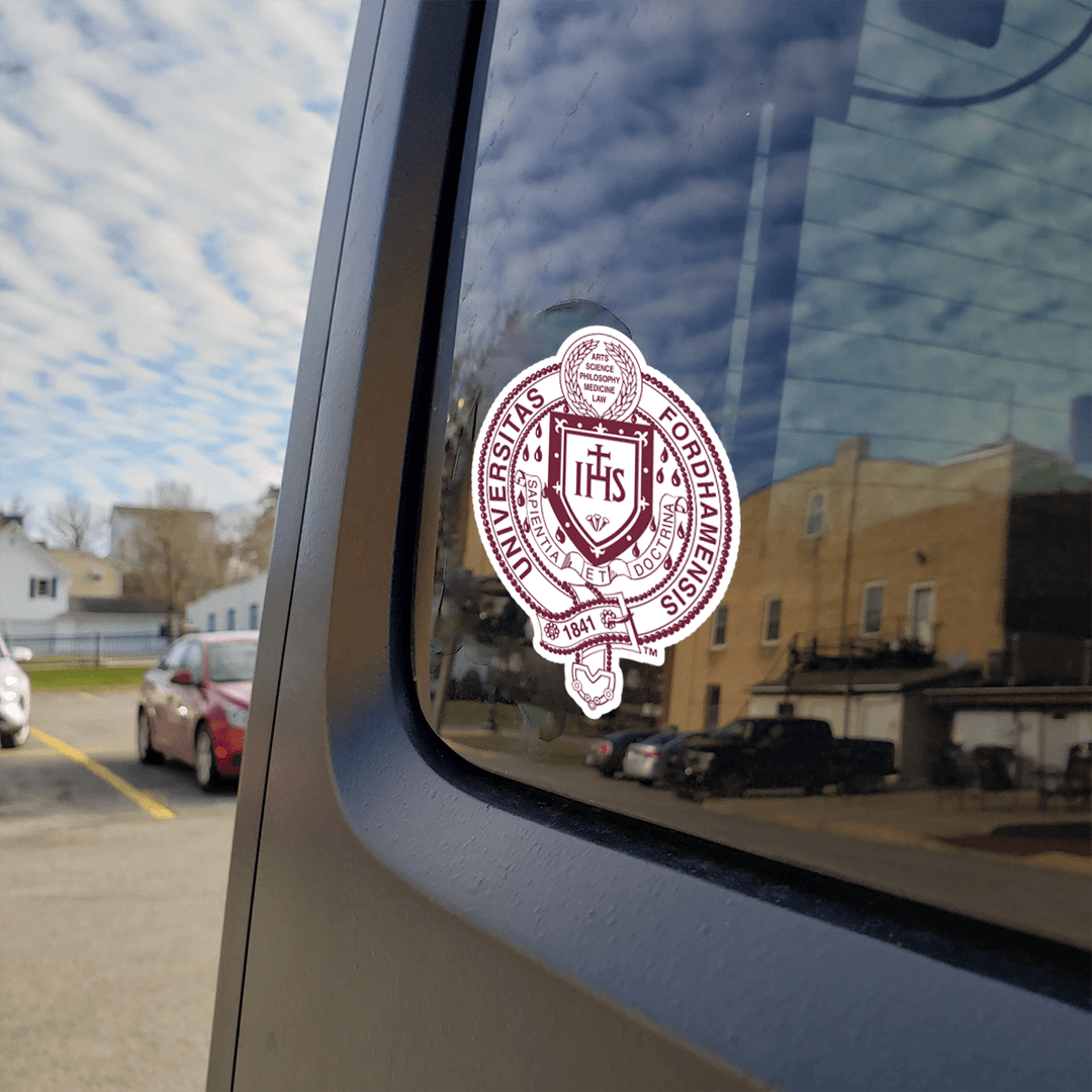 Fordham University Academic Seal Logo Car Decal
