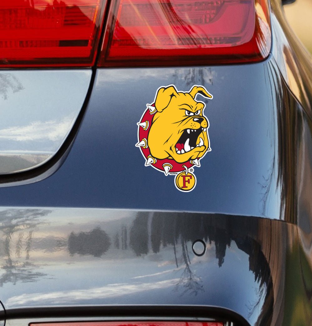 Ferris State University Bulldog Car Decal - Nudge Printing