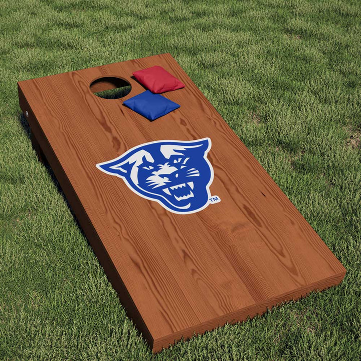 Georgia State University Panthers Mascot Logo Cornhole Decal