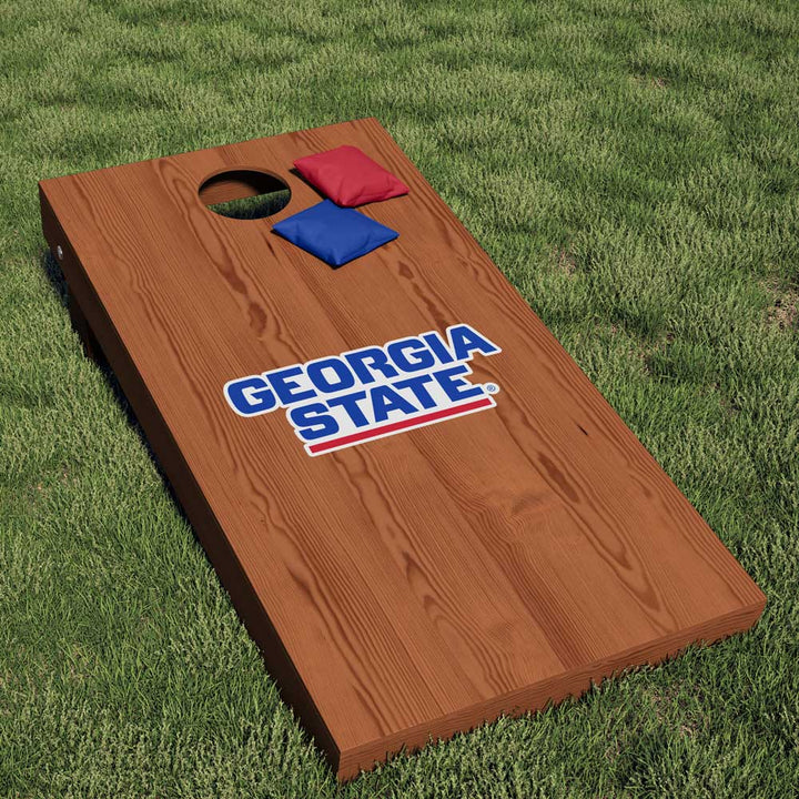 Georgia State University Panthers Wordmark Logo Cornhole Decal