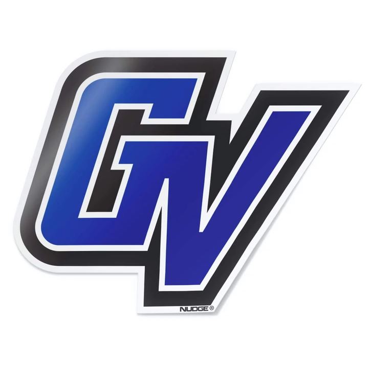 Grand Valley State University Lakers Block GV Logo Cornhole Decal