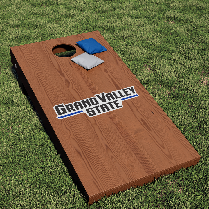 Grand Valley State University New Wordmark Logo Cornhole Decal (Includes 1 Decal)