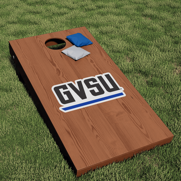 Grand Valley State University Full Length Block GVSU Logo Cornhole Decal (Includes 1 Decal)