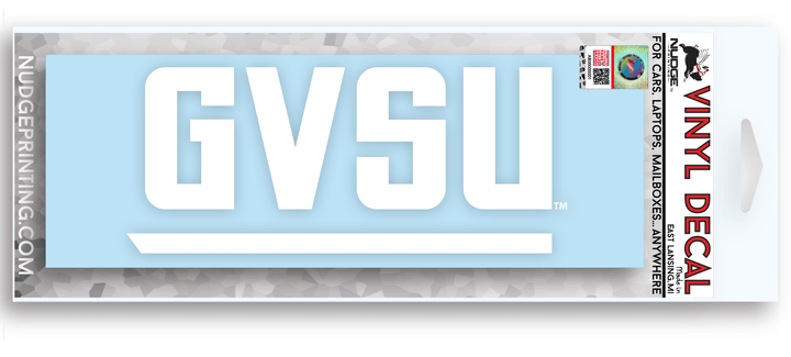 Grand Valley State University Lakers Full Length Block GVSU Car Decal