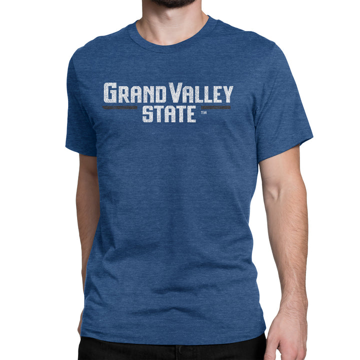 Grand Valley State University Lakers Premium Blue T-Shirt - Nudge Printing