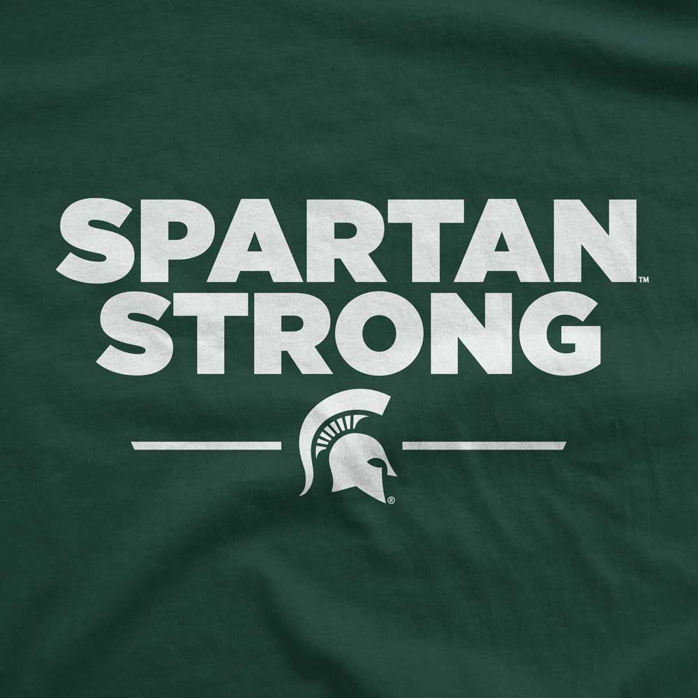 Official Green Spartan Strong Fundraiser (100% Profit Donation) - Michigan State University T-Shirt