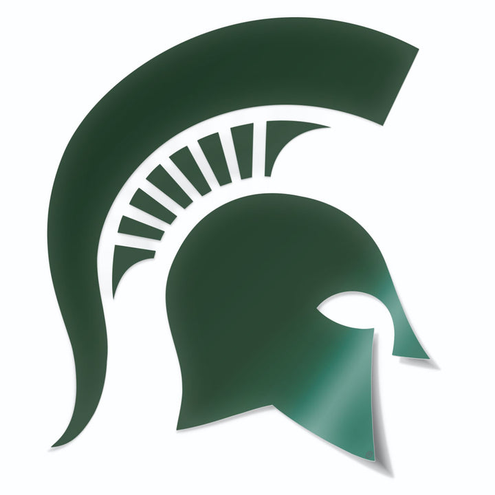 Green Michigan State University Car Decal Sticker from Nudge Printing