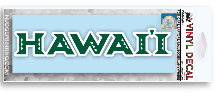 University of Hawaii Rainbow Warriors Wordmark Logo Car Decal Bumper Sticker