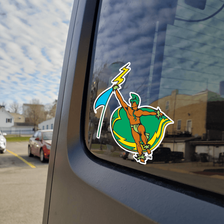 University of Hawaii Vintage Warrior Car Decal Bumper Sticker