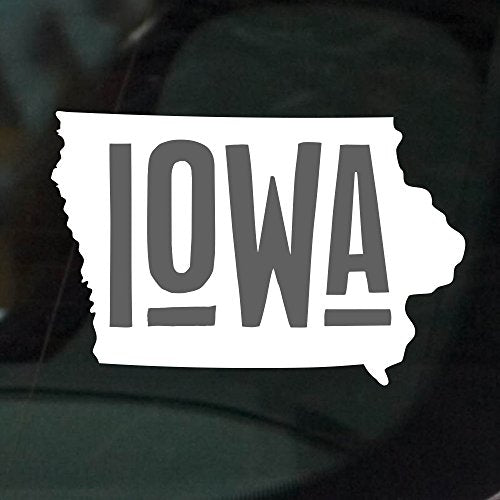 State of Iowa Car Decal - Nudge Printing