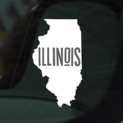State of Illinois Car Decal - Nudge Printing