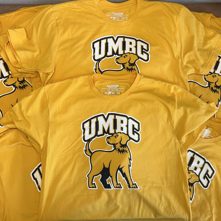 Block UMBC and Full Retriever Logo Unisex T-shirt