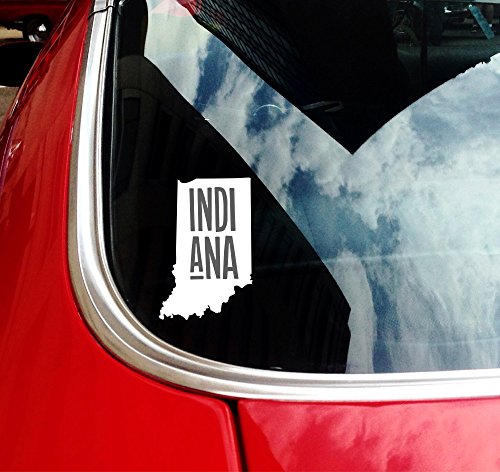 State of Indiana Car Decal - Nudge Printing