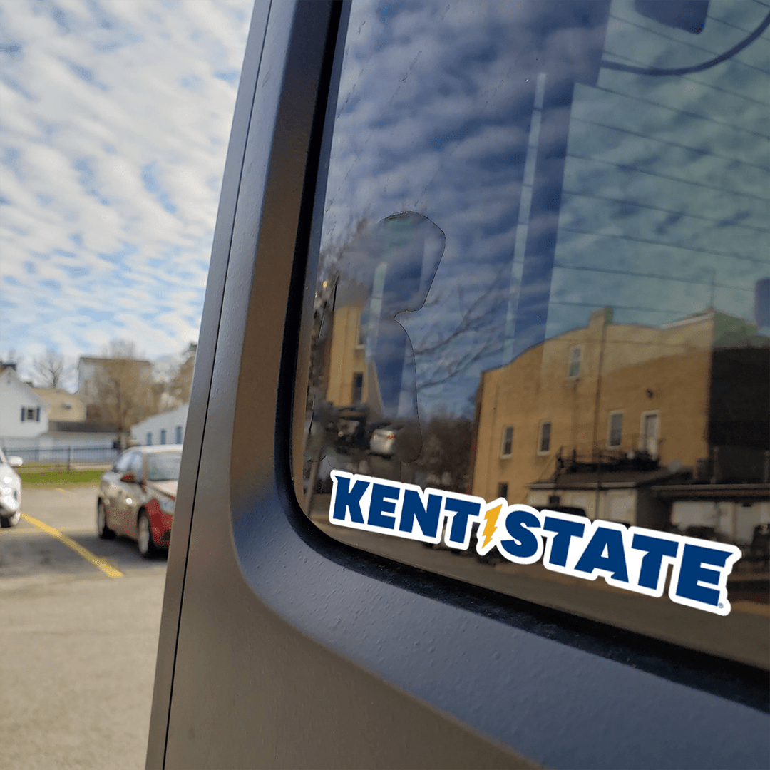 Kent State University Wordmark Logo Car Decal Bumper Sticker | Nudge ...