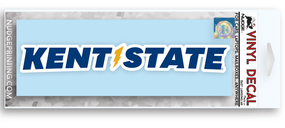 Kent Ro Sticker Kent State University Wordmark Logo Car Decal Bumper Sticker | Nudge ...