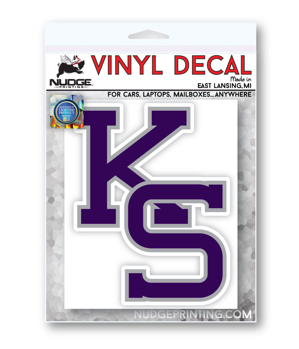Packaged Kansas State KS Decal Sticker
