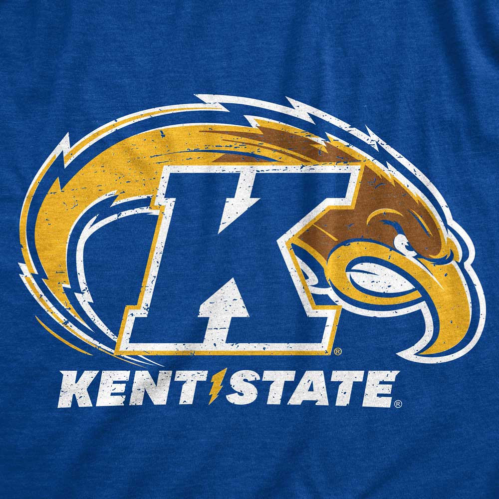 Kent State University Golden Flashes Primary Logo Unisex T-shirt (Royal Blue)