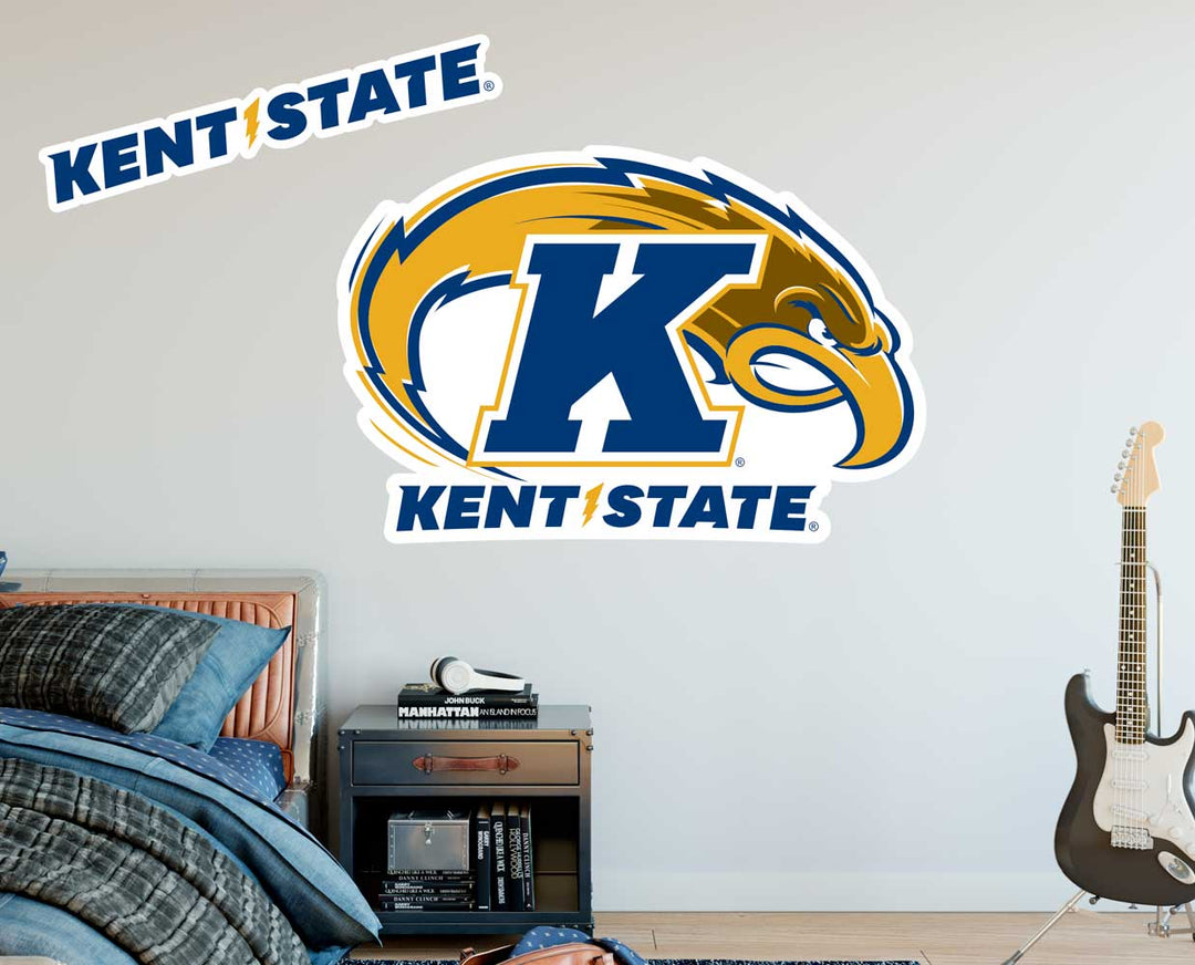 Kent State University Peel and Stick Wall Decal in Bedroom