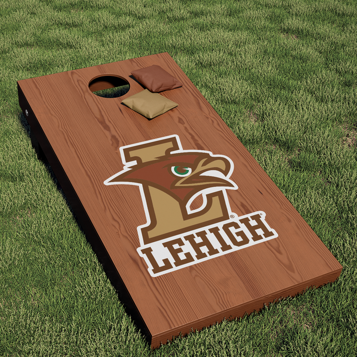 Lehigh University LHawk Combo Logo Cornhole Decal